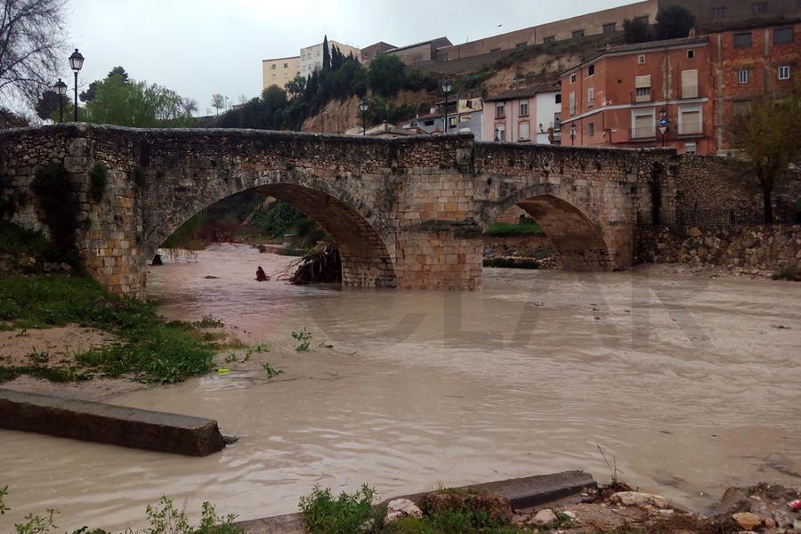 Río Clariano desde el Pont Vell, Ontinyent