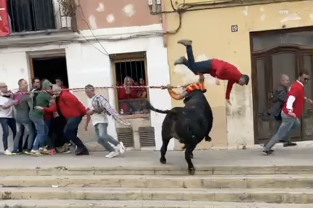 El bou de les Penyes d'Ontinyent se salda con 4 traslados al hospital