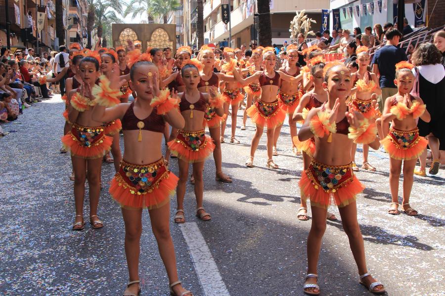 Entrada infantil de las Fiestas de Moros y Cristianos Ontinyent 2024	