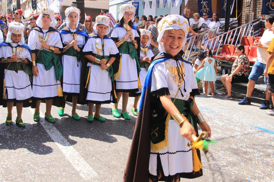 Entrada infantil de las Fiestas de Moros y Cristianos Ontinyent 2024	