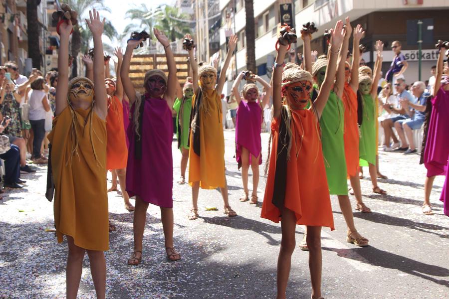 Entrada infantil Moros y Cristianos 2023 Ontinyent