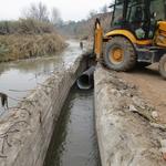 Finalitza la reparació del col·lector general d'aigües d’Ontinyent afectat per les intenses pluges