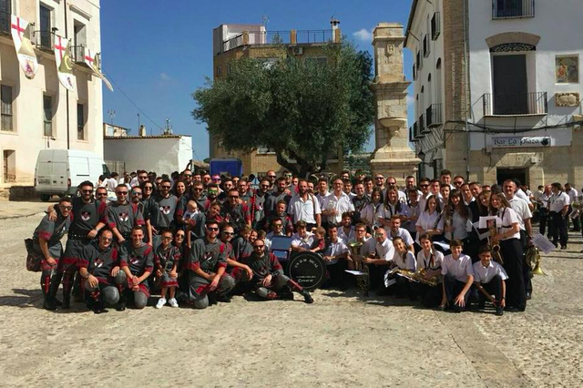 La U.M. Pobla del Duc gana el concurso de la entrada de bandas de Albaida