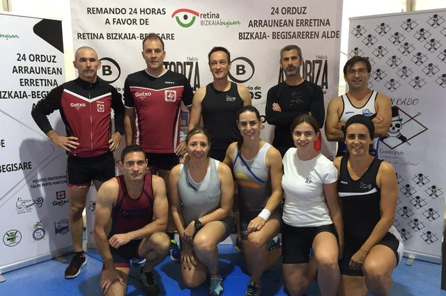 Cristina Gandía, en l’equip que bat rècord mundial de 24 hores de rem indoor