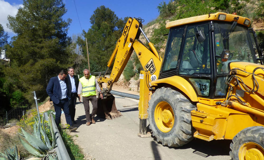 Trabajos de reparación del Camí de la Purísima