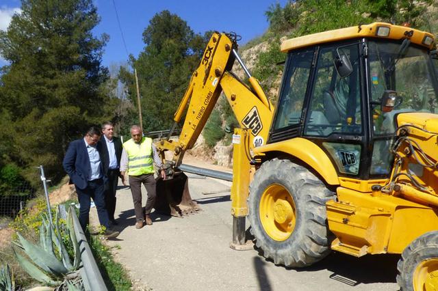 Empiezan las obras de reparación del Camí de la Purísima 