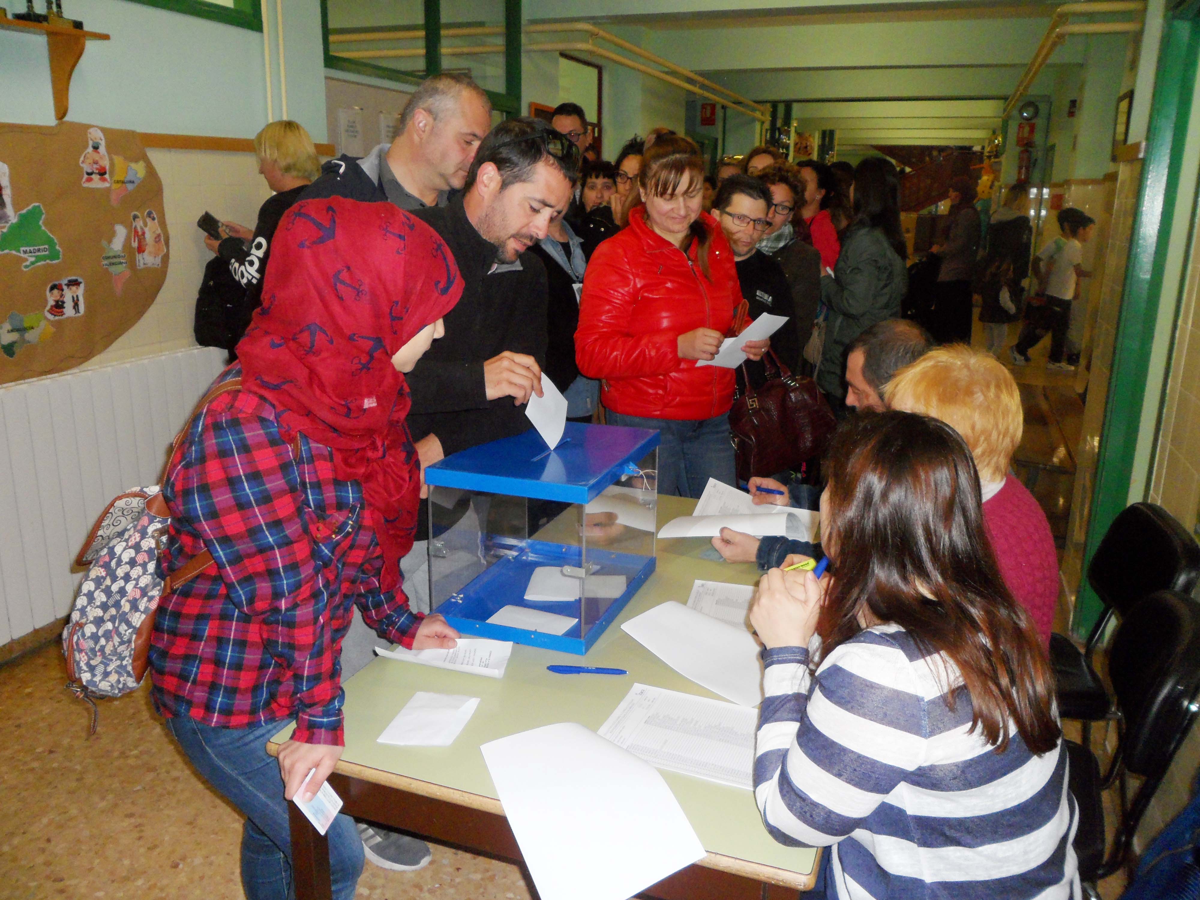 Votaciones del 4 de abril en el Vicente Gironés