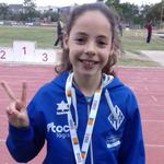 Atletisme: Clara Agustín, segona al Provincial aleví