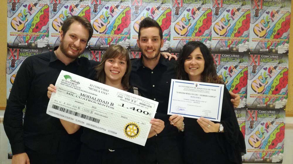 "Sonolk Quartet", primer premio en Roquetas de Mar
