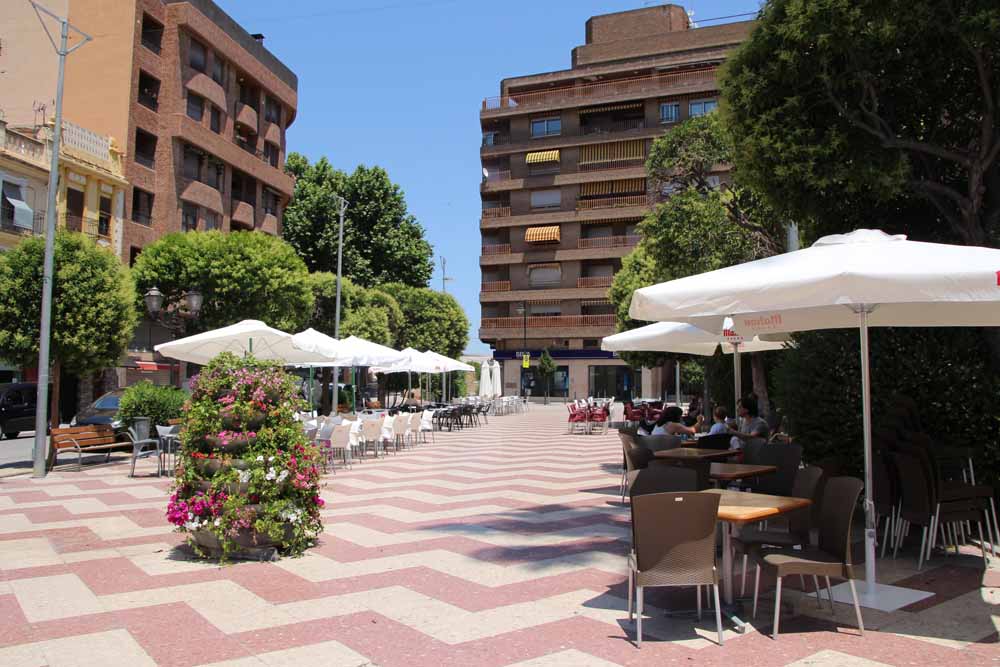 Terrasses en la plaça Concepció