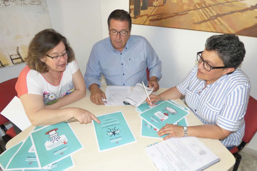 Patricia Folgueras, Manuel Cuesta y Matilde Francés