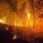 Un incendi sorprèn els veïns de Torrefiel, a Ontinyent