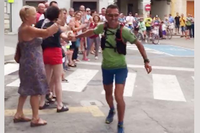 Jordi San Ruperto arriba a Ontinyent després de superar quasi 1.000 km