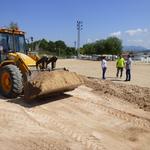 Ontinyent inicia las obras del nuevo campo de fútbol-8 de la Purísima