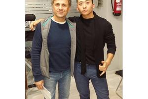 Simbo, con José Mota