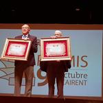 Félix Ferre y la Asociación de jubilados reciben los premios 9 d’Octubre de Bocairent