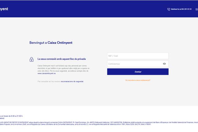 Caixa Ontinyent estrena banca electrónica