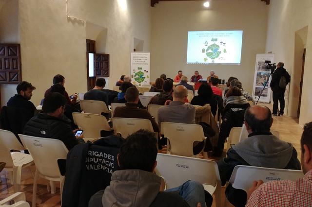 La Diputació promueve la gestión forestal sostenible para dinamizar la economía de la Vall d’Albaida, la Safor y la Ribera Alta  
