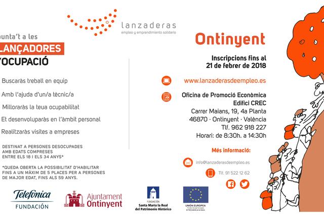 Últimos días para inscribirse en la “Lanzadora de Ocupación” en Ontinyent