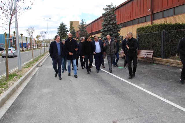 Acaben les obres de l'Avinguda del Tèxtil a Ontinyent