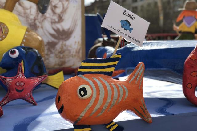 La falla del Carmelo Ripoll rinde homenaje a Gabriel, el niño asesinado en Almería