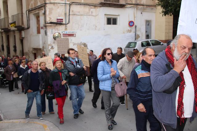 La manifestació per les pensions mobilitza a centenars d'ontinyentins