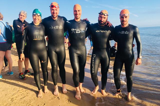 Antonio Tortosa y Celia Bolinches, pódium en el Triatlón de Oliva
