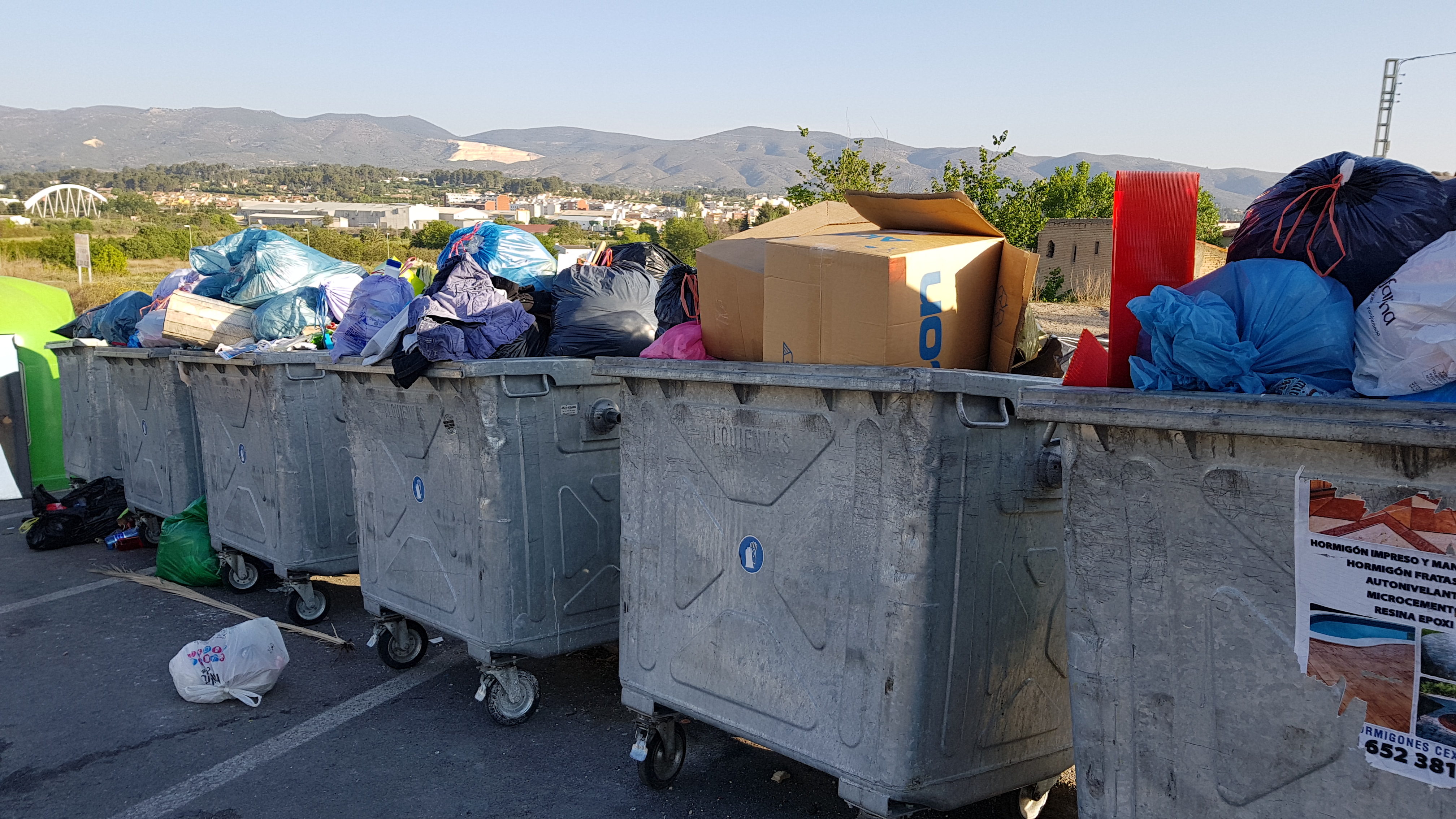 Basura en Ontinyent