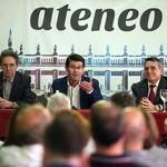 Rodríguez en el Ateneo: “No termino de ver el beneficio económico de acabar con las diputaciones”