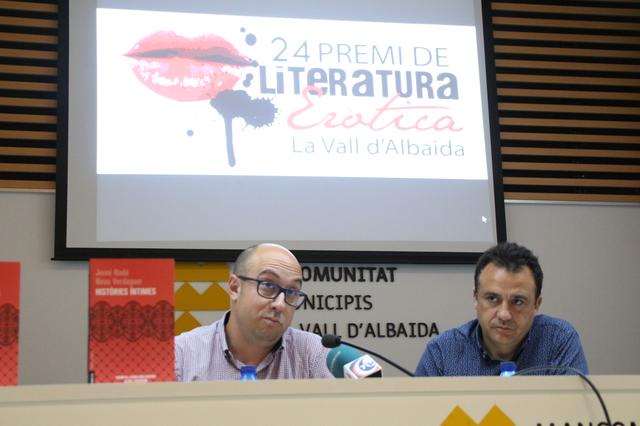 Afrodita, en la entrega del 24é Premi de Literatura Eròtica de la Vall d'Albaida