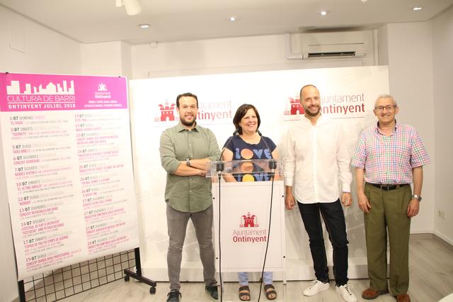 ‘Cultura de barri’ vuelve a Ontinyent con 22 actividades durante julio