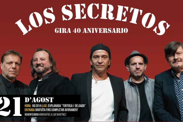 Los Secretos, concierto principal de las Fiestas de Ontinyent