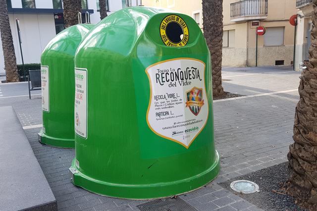 Ontinyent va reciclar més de 1.000 quilos diaris de vidre durant la “Setmana Gran” 