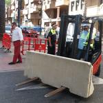 60 bloques de hormigón para una mayor seguridad en las Fiestas de Ontinyent