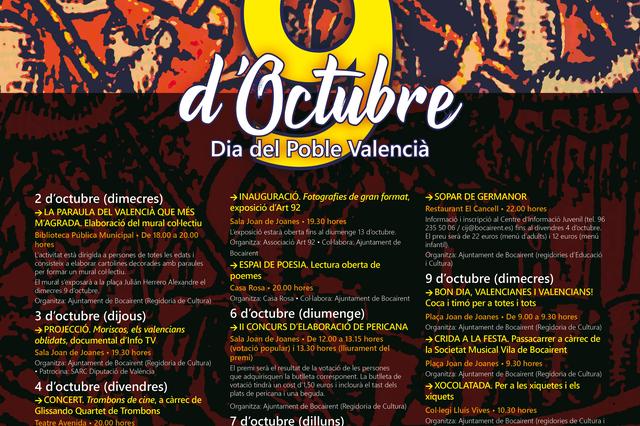 Bocairent s’endinsa en la programació dedicada al Dia del poble valencià