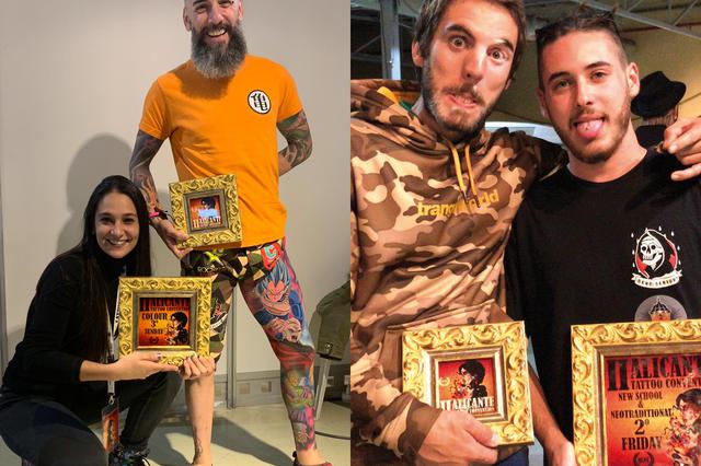 Els tatuadors ontinyentins triomfen a la Convenció d'Alacant