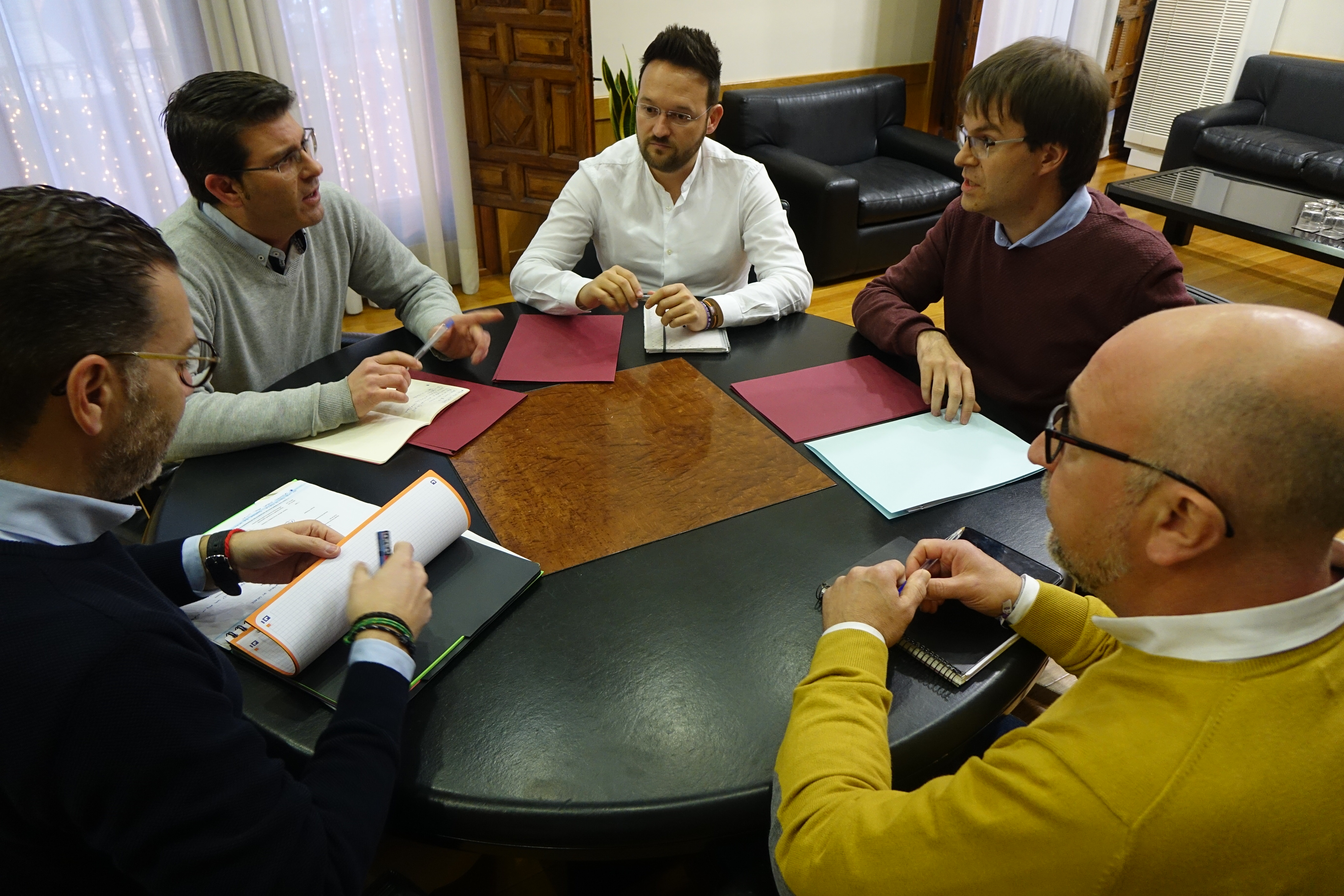 Pablo Úbeda, Jorge Rodríguez, Ramón Vidal y Xavier Molina