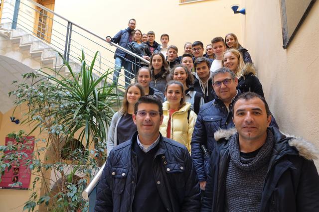 Jóvenes alemanes de intercambio con La Concepción visitan Ontinyent