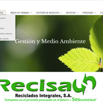 RECISA presenta una nueva página web más moderna y actual
