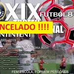 Ajornen el Torneig Nacional de Futbol 8 davant les amenaces de pluja