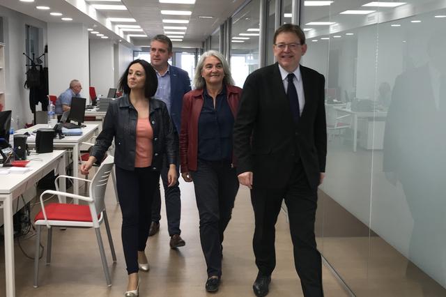 Puig recibe a Llaudes y le agradece “que dé la cara por un proyecto decente y honrado” 