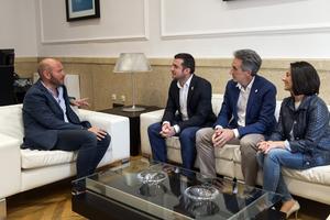 Rebeca Torró, Javier Ureña, Vicente Pla y Toni Pastor