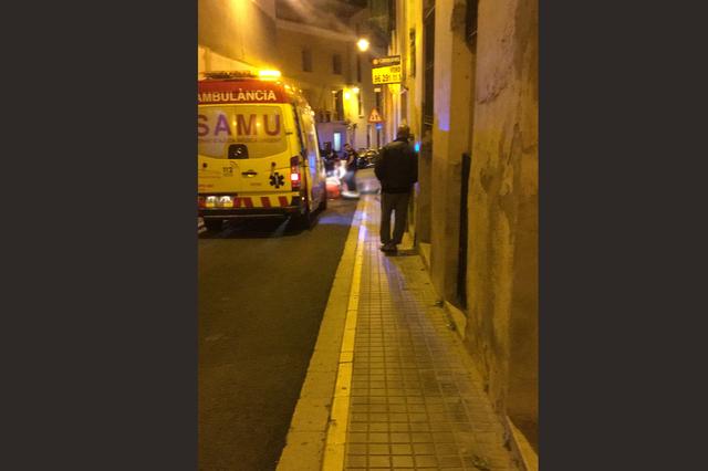 Mor un motorista en el carrer Sant Jaume d’Ontinyent