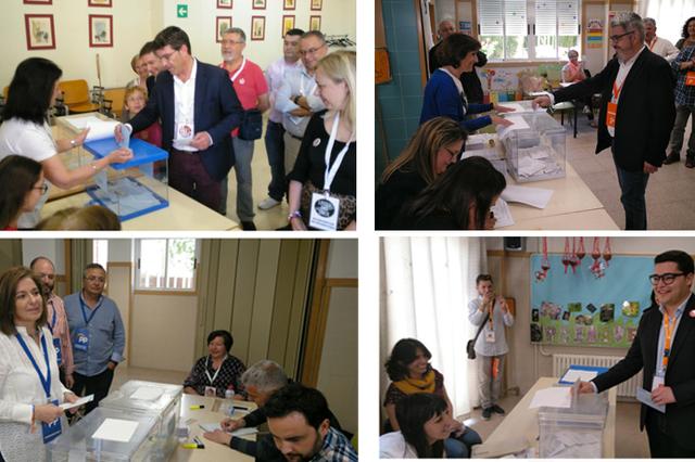 Els candidats a l'alcaldia d'Ontinyent comencen a votar