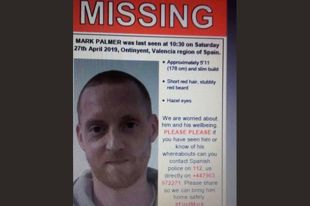 Continuen buscant al jove britànic Mark Palmer, desaparegut en Ontinyent