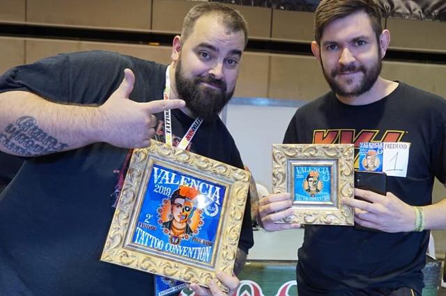 2º premio para Gabo Raga en la Convención del Tatuaje de Valencia