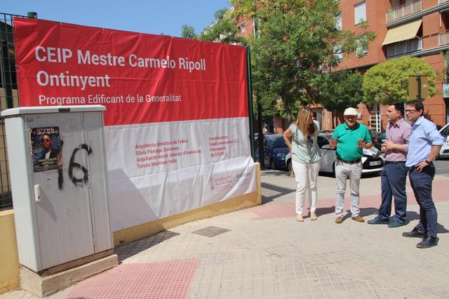 El CEIP Carmelo Ripoll comença les obres per a la retirada de l’amiant