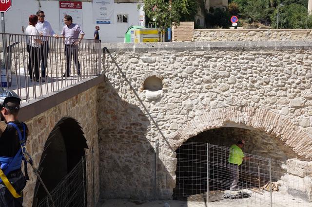 Termina la primera fase de las obras de restauración del Pont Vell