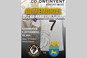 Cartel del III Memorial Óscar Martínez