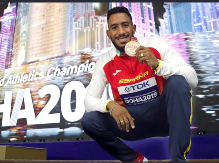 L'octubre passat, amb el bronze de Doha